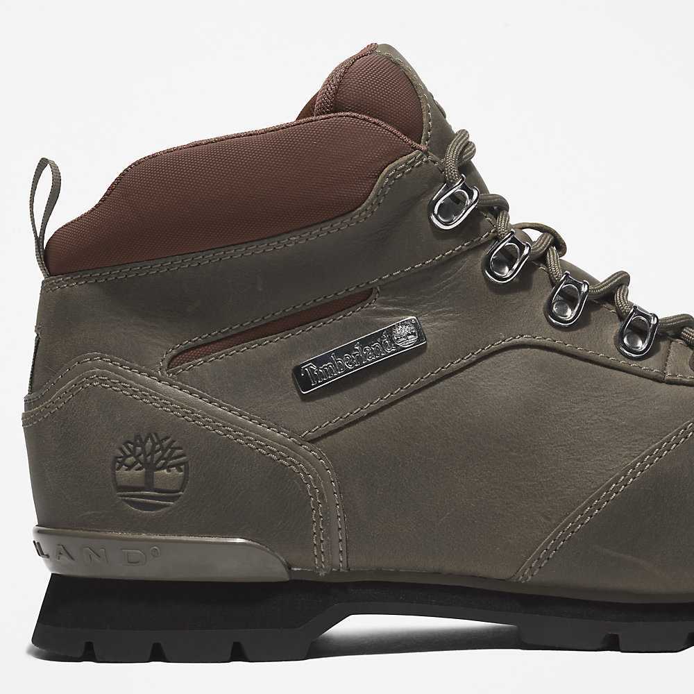 Men's Timberland Splitrock Hiking Boots Green | UAE-0239471