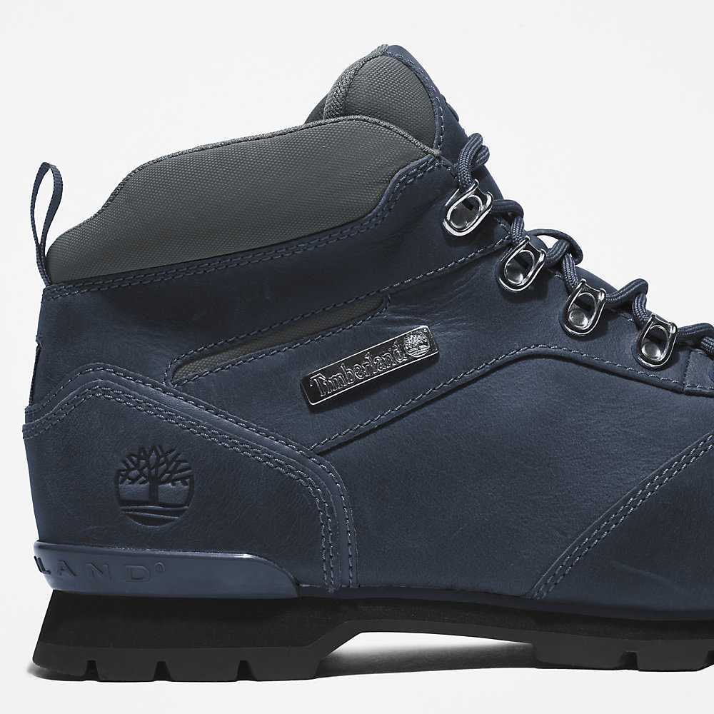 Men's Timberland Splitrock Hiking Boots Dark Blue | UAE-3529801