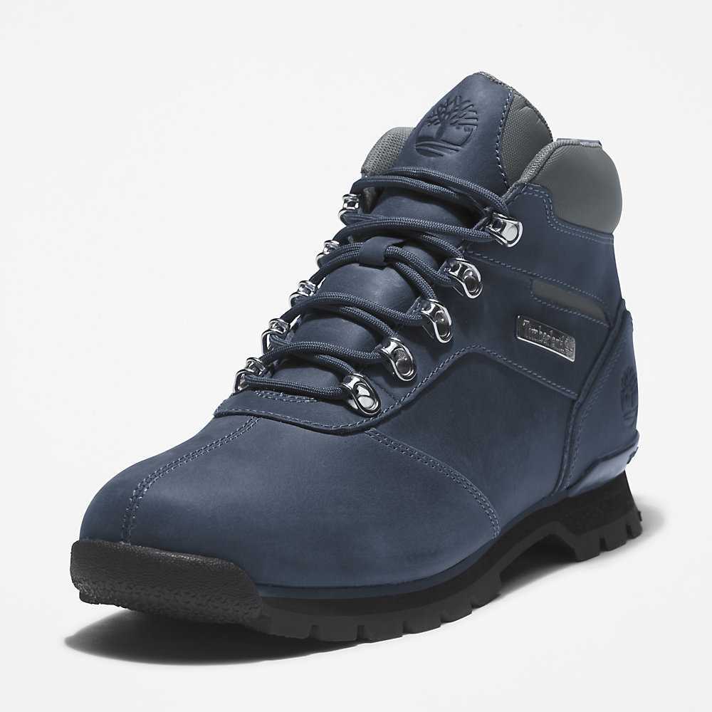 Men's Timberland Splitrock Hiking Boots Dark Blue | UAE-3529801