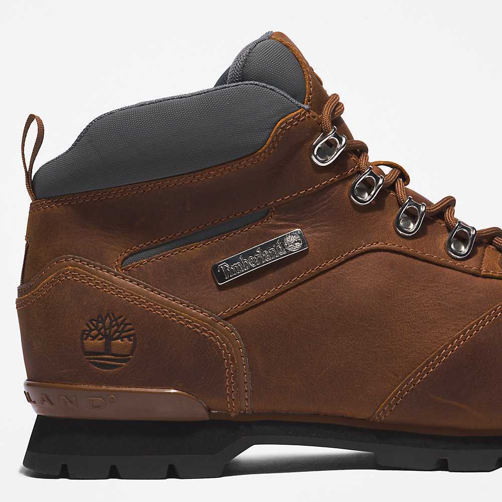 Men's Timberland Splitrock Hiking Boots Brown | UAE-5839761