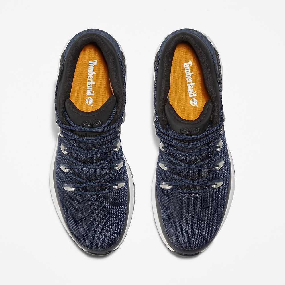 Men's Timberland Sprint Trekker Chukka Boots Navy | UAE-2037854