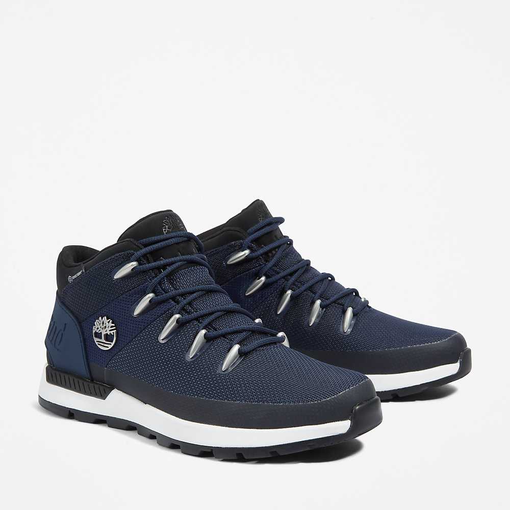 Men's Timberland Sprint Trekker Chukka Boots Navy | UAE-2037854