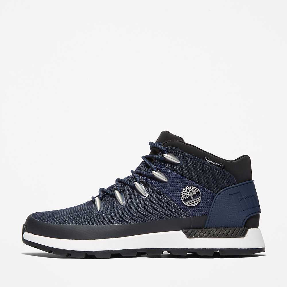 Men's Timberland Sprint Trekker Chukka Boots Navy | UAE-2037854