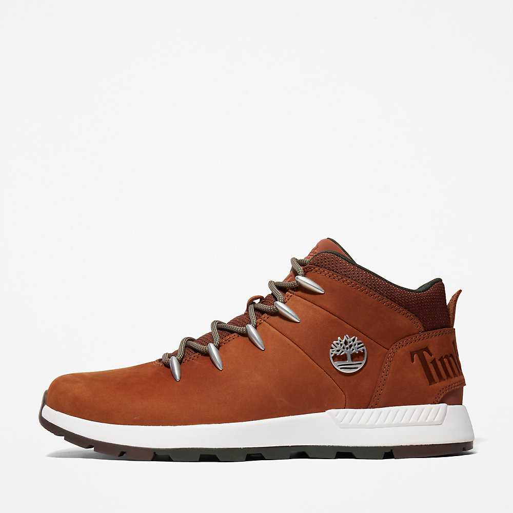 Men's Timberland Sprint Trekker Chukka Boots Brown | UAE-5219743