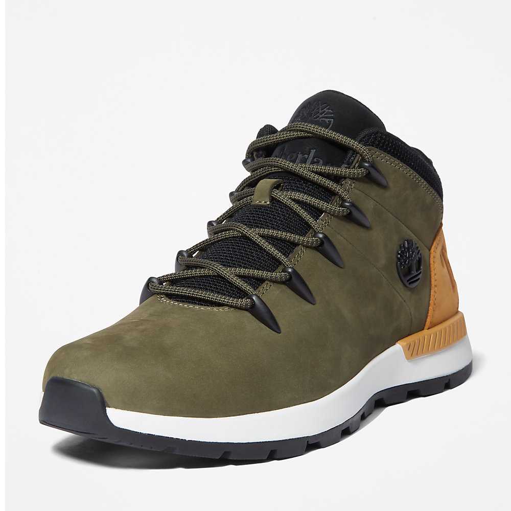 Men's Timberland Sprint Trekker Chukka Boots Green | UAE-7354026