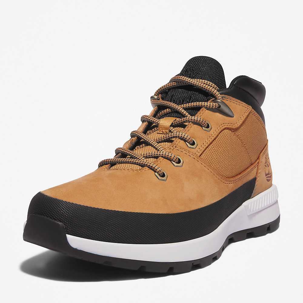 Men's Timberland Sprint Trekker Low Hiking Boots Yellow | UAE-1849205