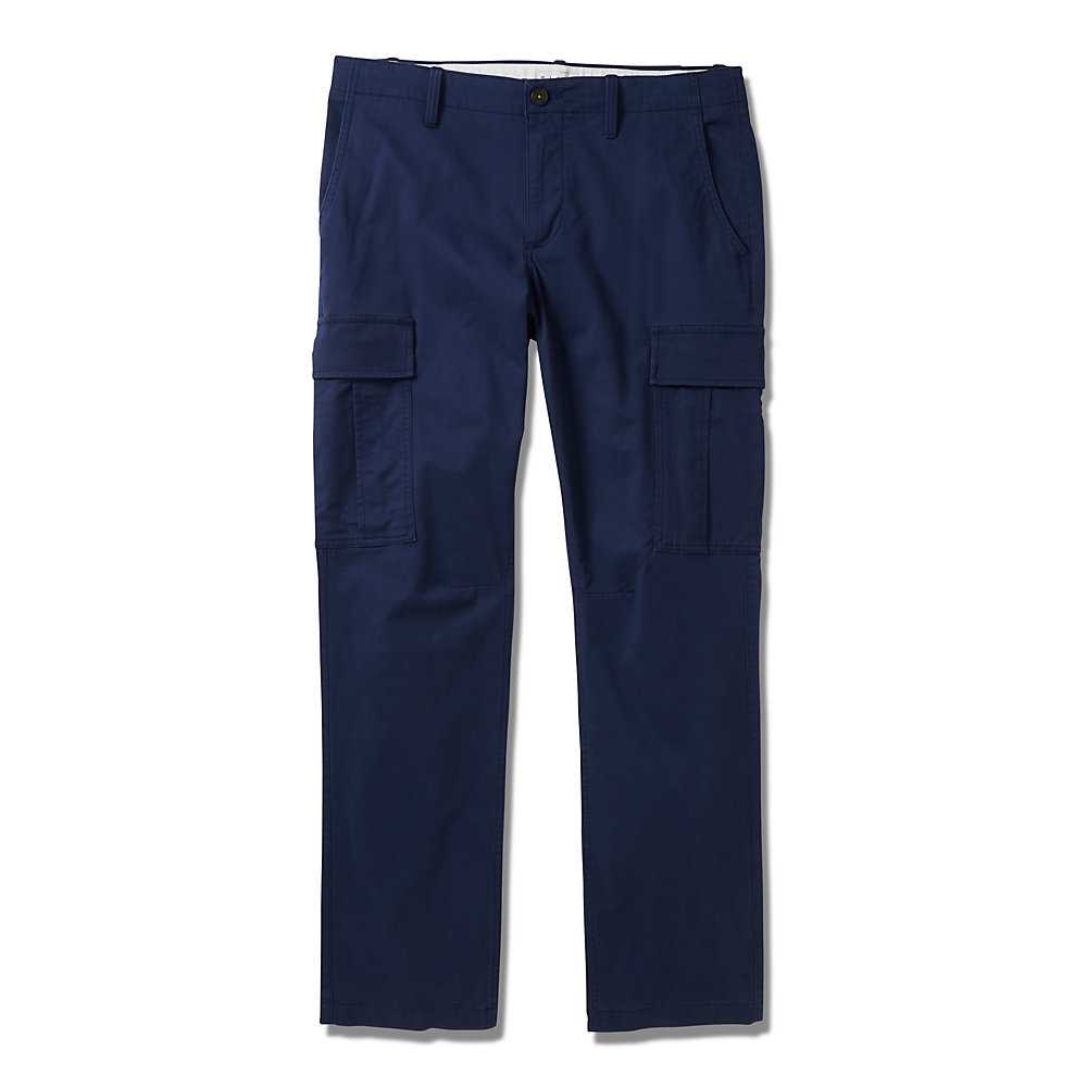 Men's Timberland Squam Lake Cargo Pants Navy | UAE-4597102