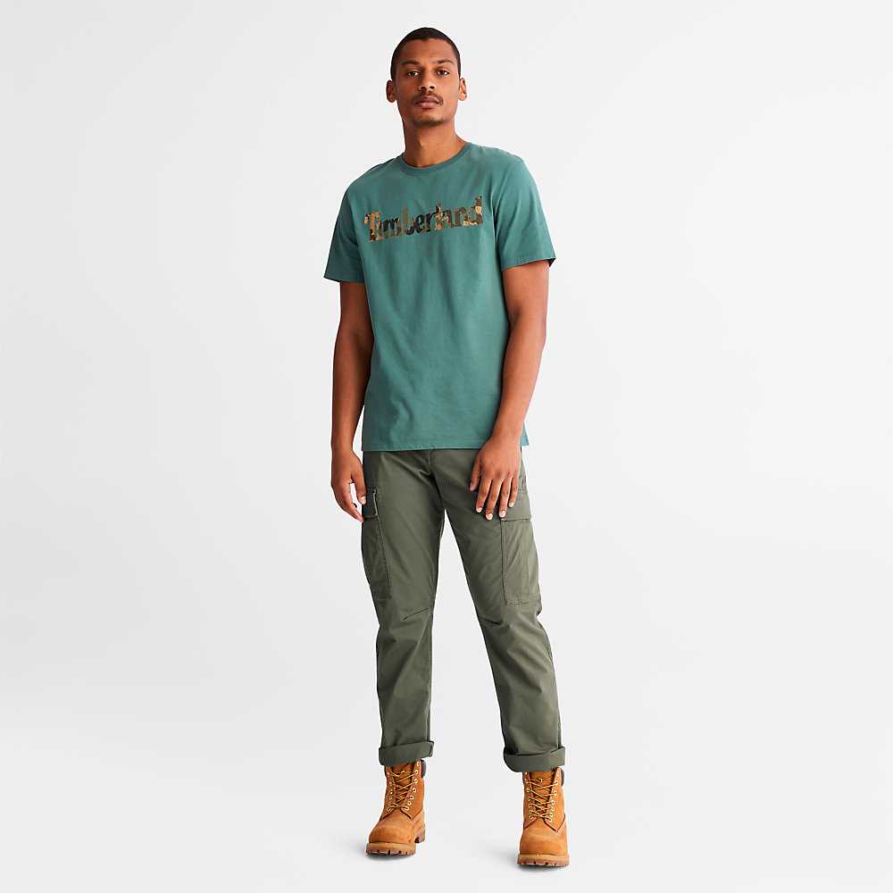 Men's Timberland Squam Lake Cargo Pants Green | UAE-5486902