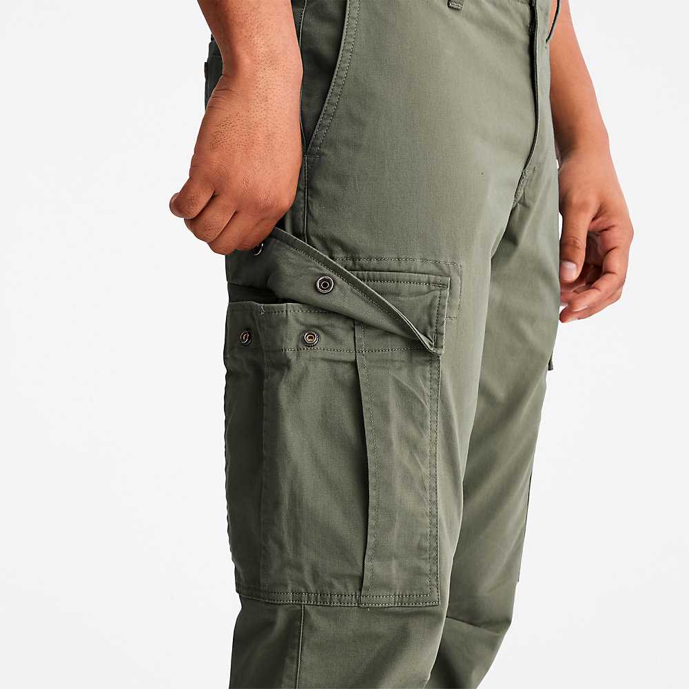 Men's Timberland Squam Lake Cargo Pants Green | UAE-5486902