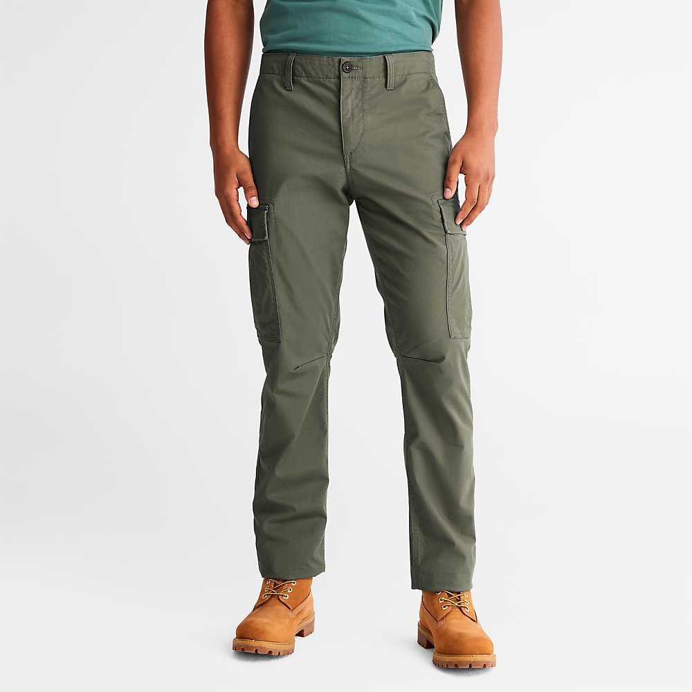 Men\'s Timberland Squam Lake Cargo Pants Green | UAE-5486902