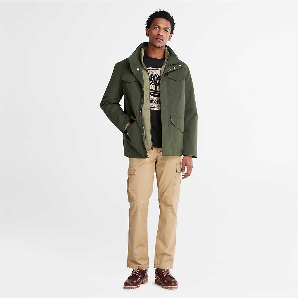 Men's Timberland Squam Lake Cargo Pants Khaki | UAE-5760328