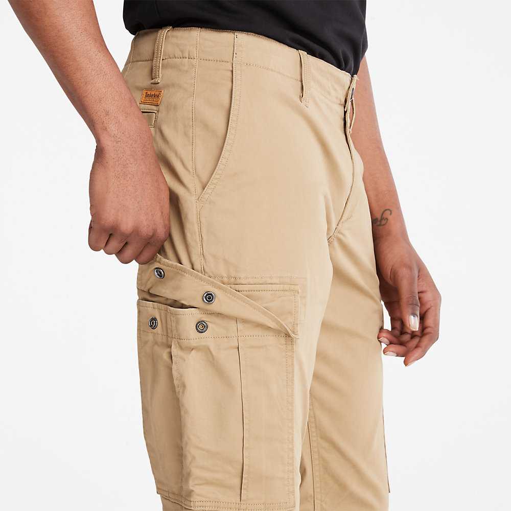 Men's Timberland Squam Lake Cargo Pants Khaki | UAE-5760328