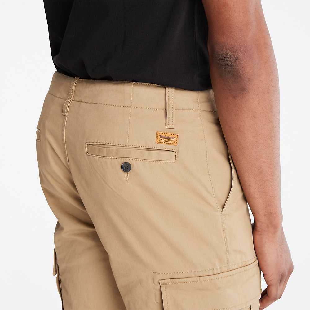 Men's Timberland Squam Lake Cargo Pants Khaki | UAE-5760328