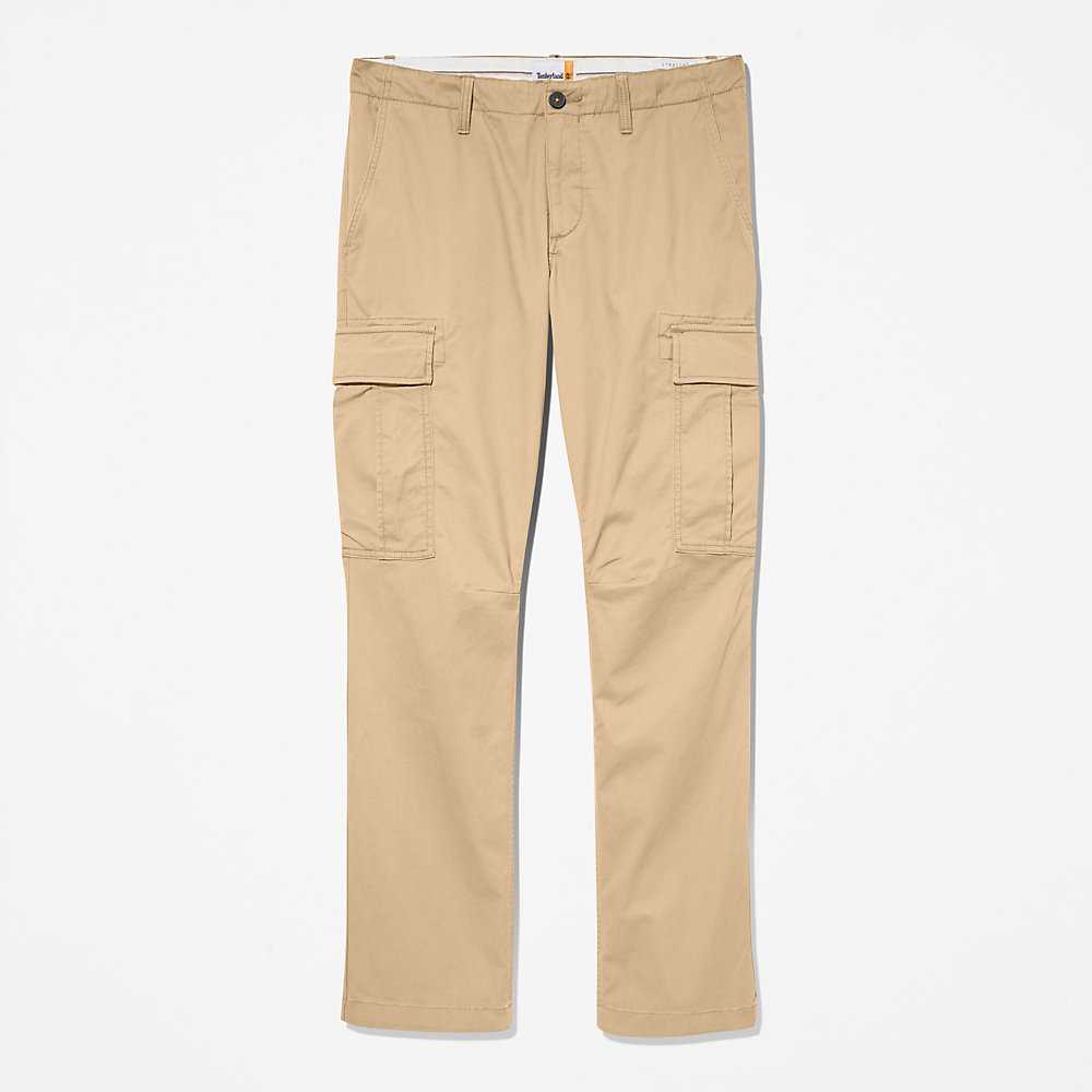 Men's Timberland Squam Lake Cargo Pants Khaki | UAE-5760328