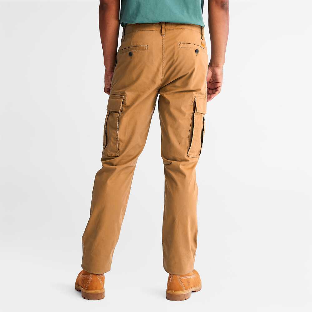 Men's Timberland Squam Lake Cargo Pants Yellow | UAE-9561472