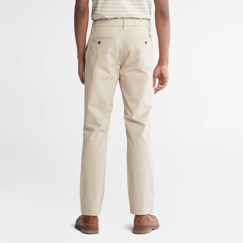 Men's Timberland Squam Lake Chinos Beige | UAE-3529074