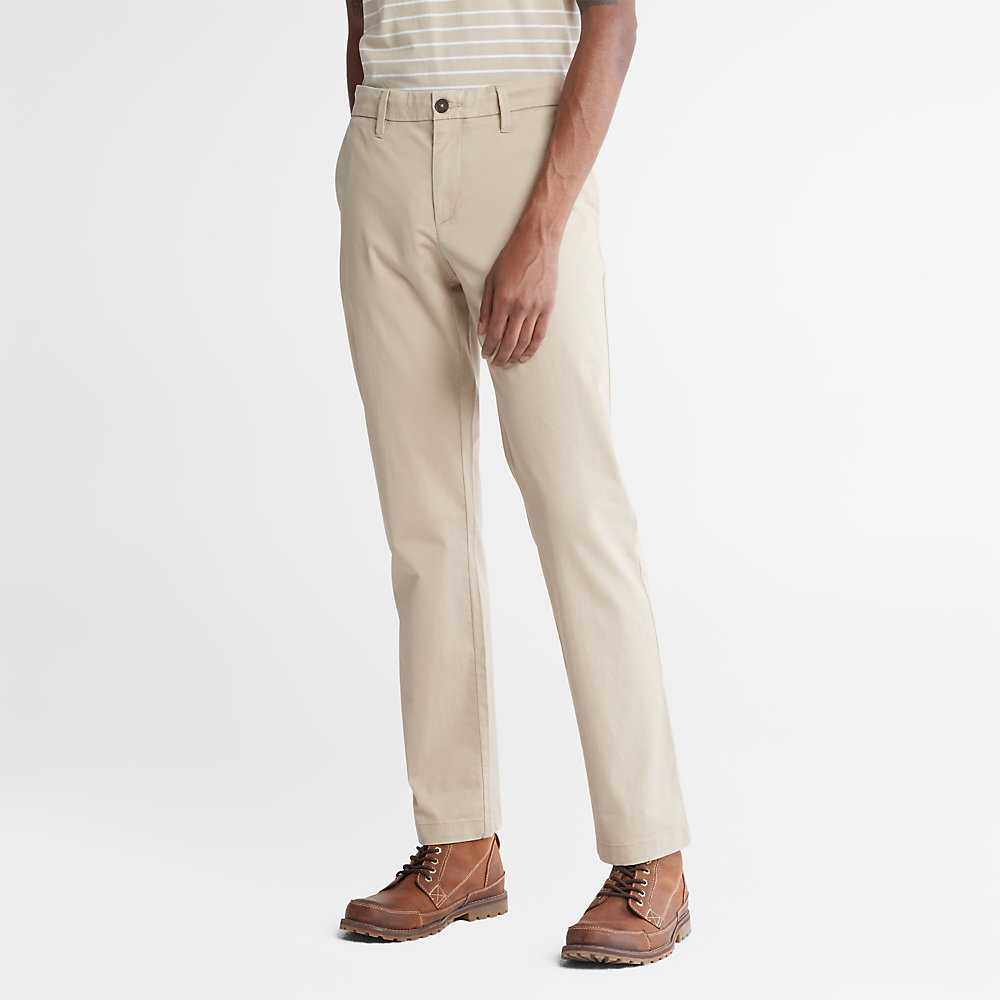 Men's Timberland Squam Lake Chinos Beige | UAE-3529074