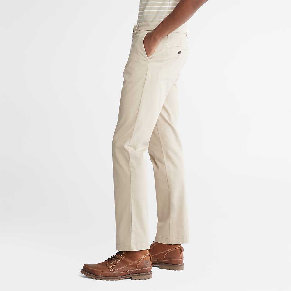 Men's Timberland Squam Lake Chinos Beige | UAE-3529074