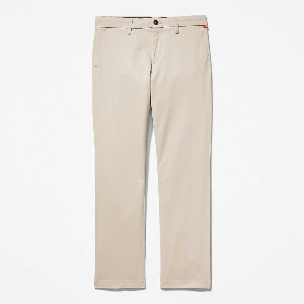 Men's Timberland Squam Lake Chinos Beige | UAE-3529074