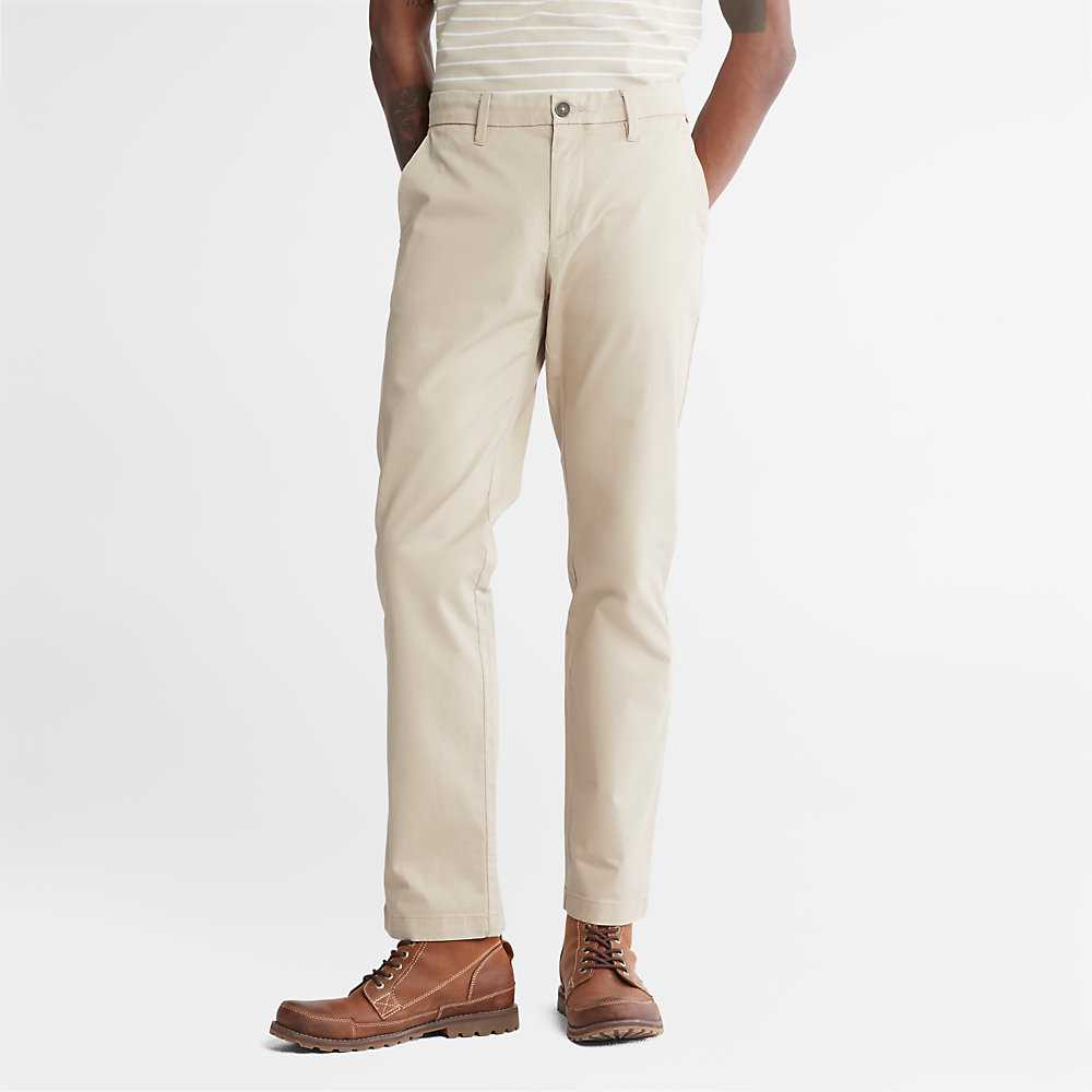 Men\'s Timberland Squam Lake Chinos Beige | UAE-3529074