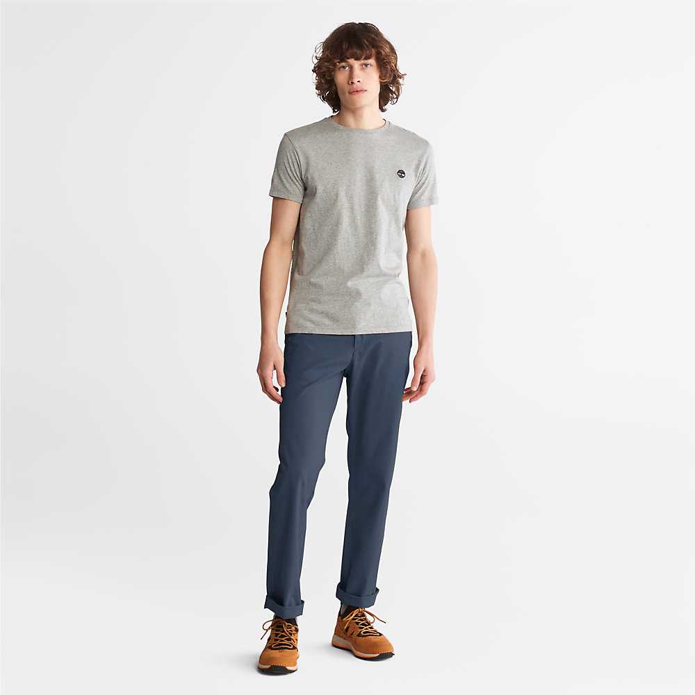 Men's Timberland Squam Lake Chinos Dark Blue | UAE-0674351