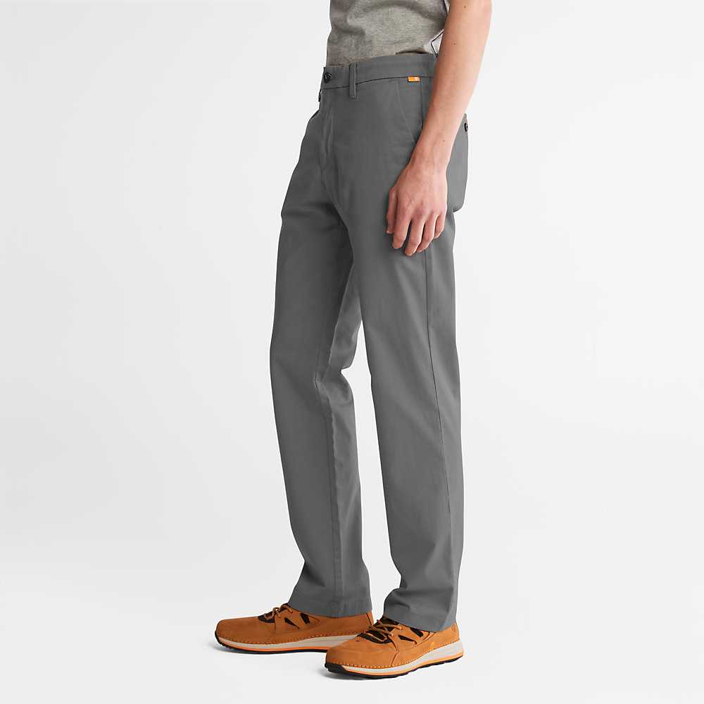 Men's Timberland Squam Lake Chinos Grey | UAE-9078214