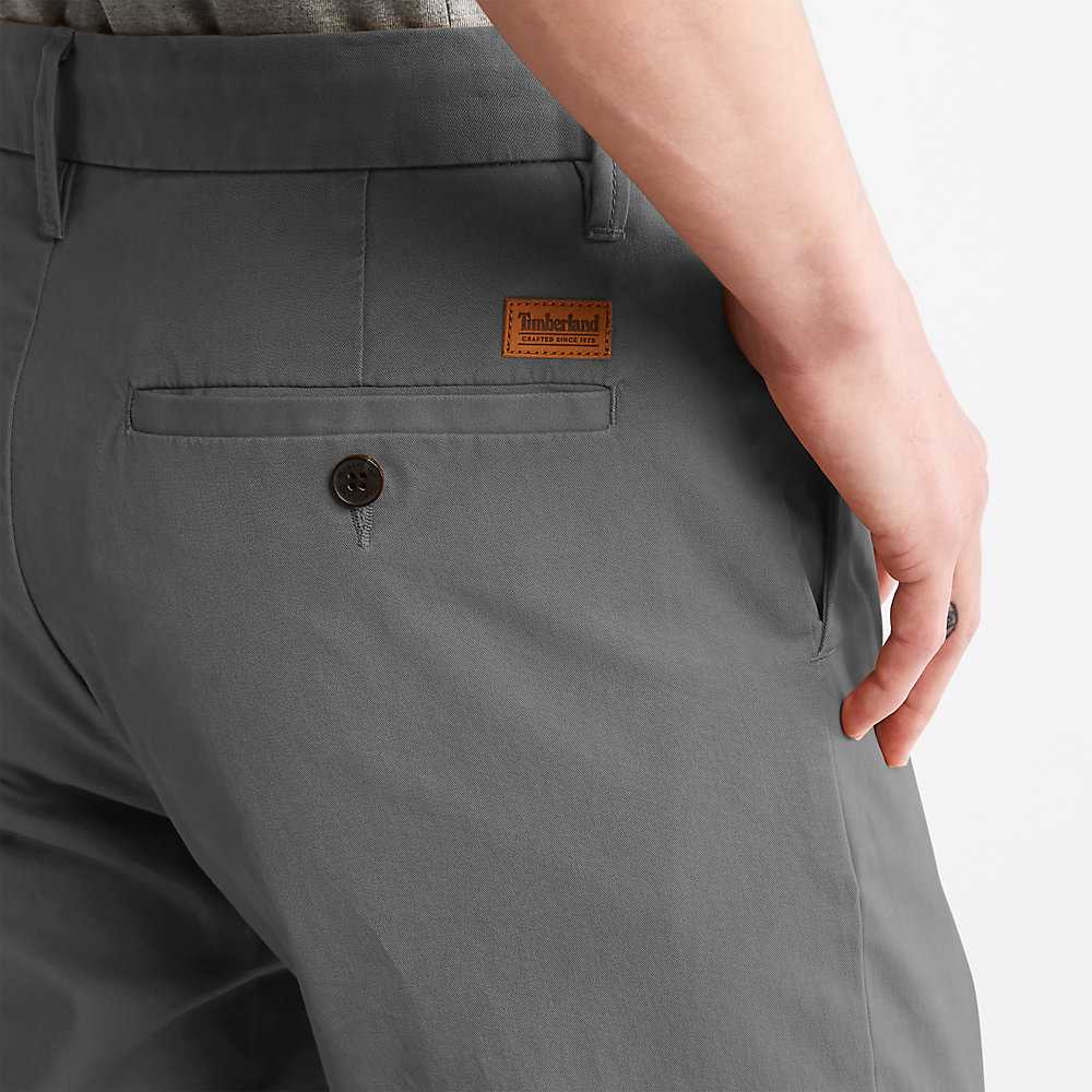 Men's Timberland Squam Lake Chinos Grey | UAE-9078214