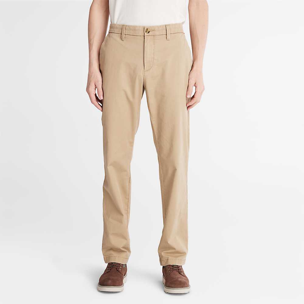 Men\'s Timberland Squam Lake Pants Khaki | UAE-8130469