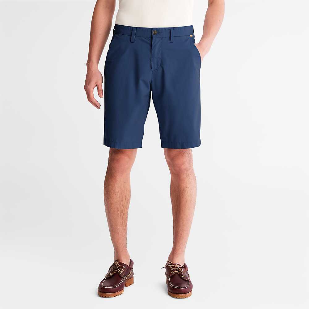 Men\'s Timberland Squam Lake Shorts Dark Blue | UAE-6475382