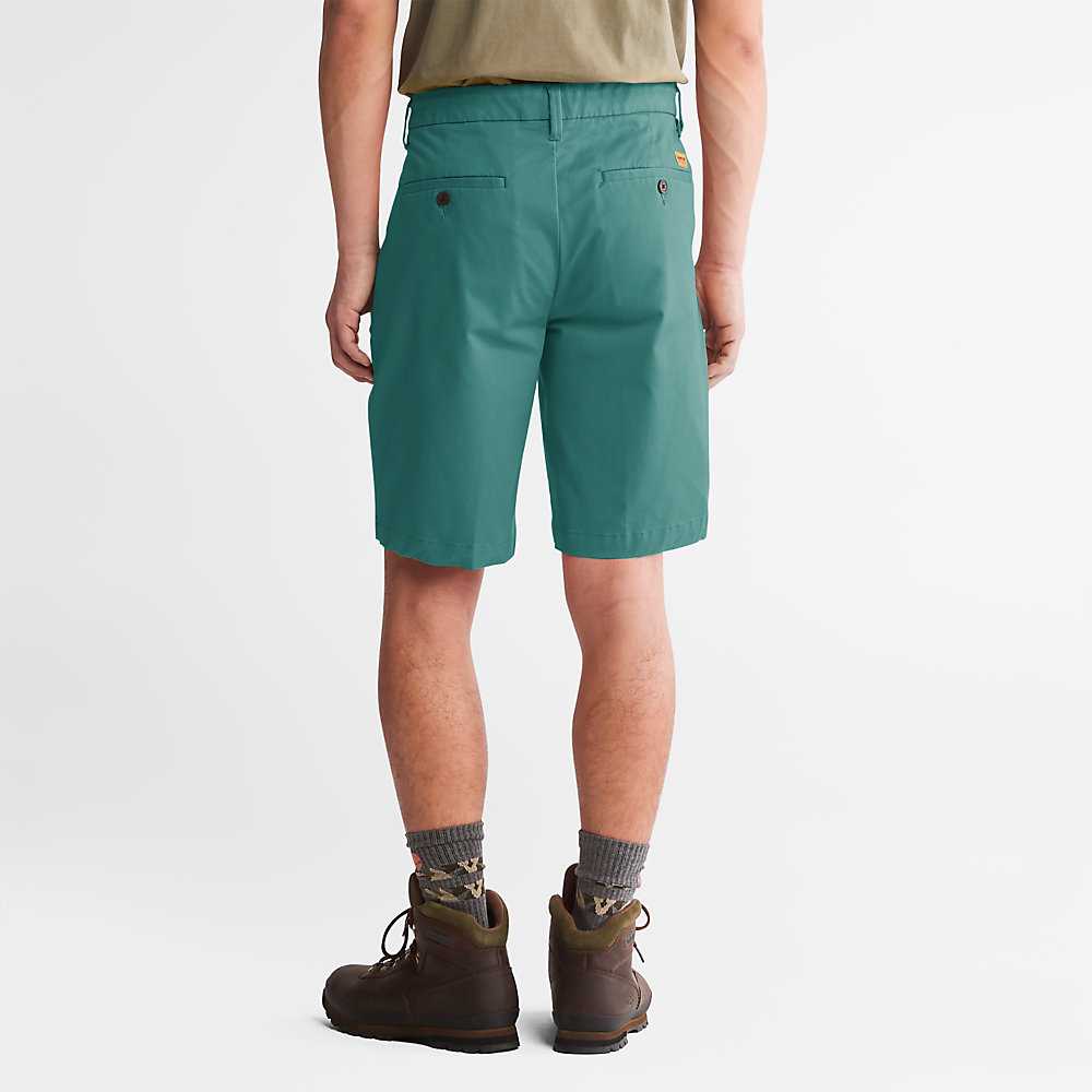 Men's Timberland Squam Lake Shorts Green | UAE-5438172