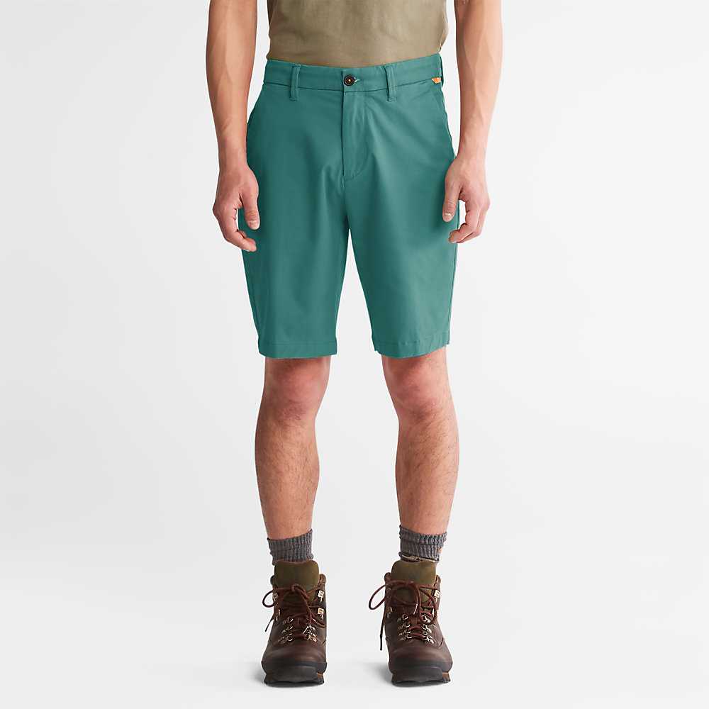 Men\'s Timberland Squam Lake Shorts Green | UAE-5438172