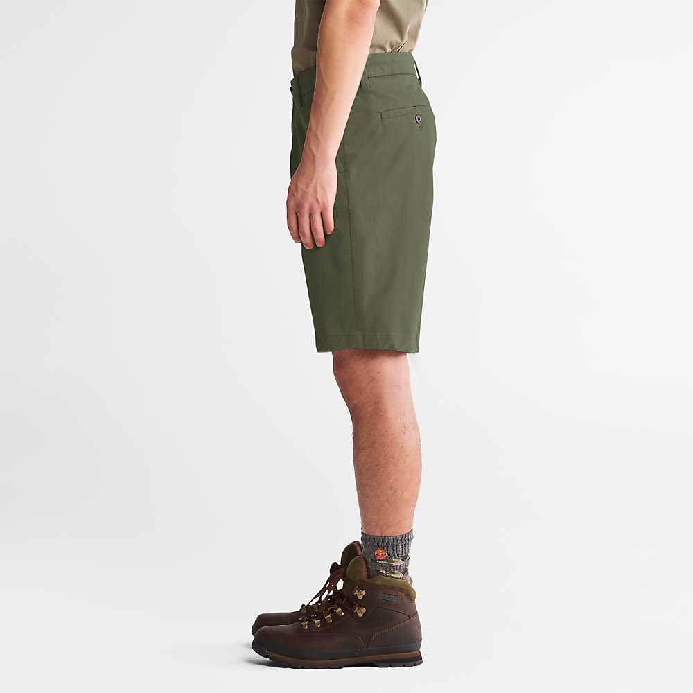 Men's Timberland Squam Lake Shorts Green | UAE-9701832