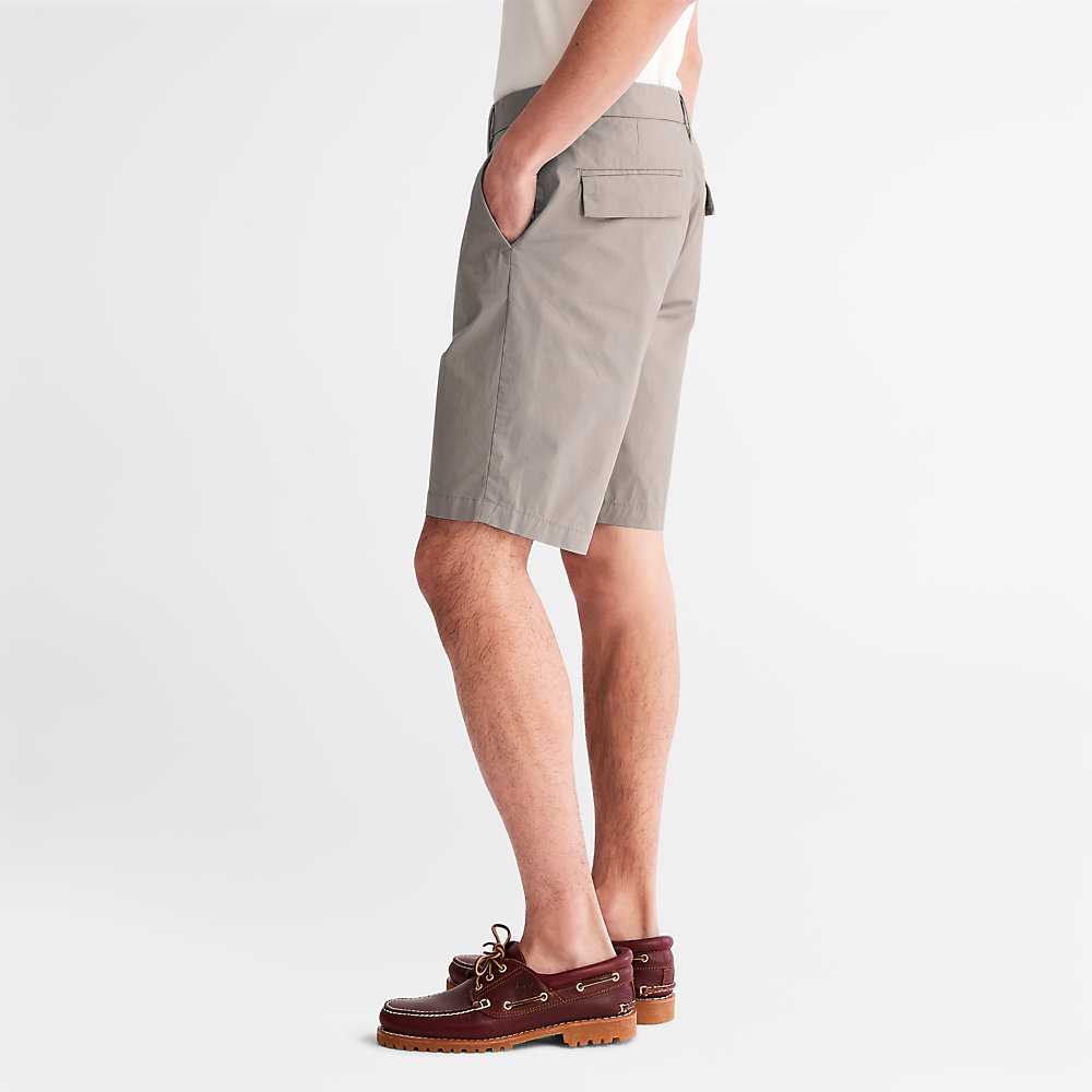 Men's Timberland Squam Lake Shorts Light Grey | UAE-2103495