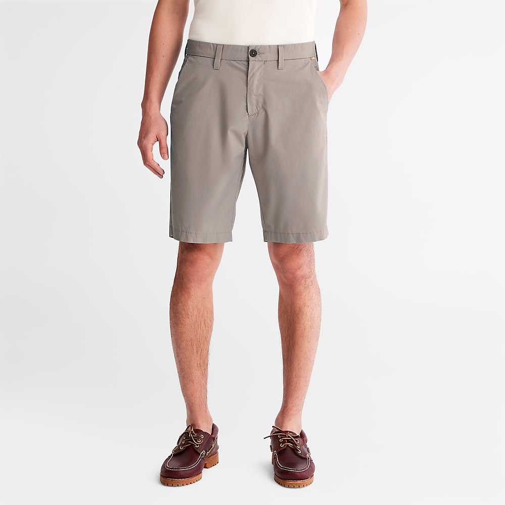 Men\'s Timberland Squam Lake Shorts Light Grey | UAE-2103495