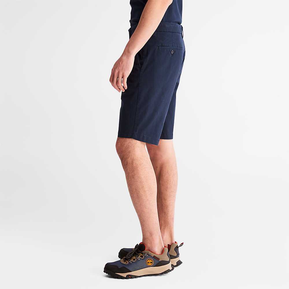 Men's Timberland Squam Lake Shorts Navy | UAE-6792184