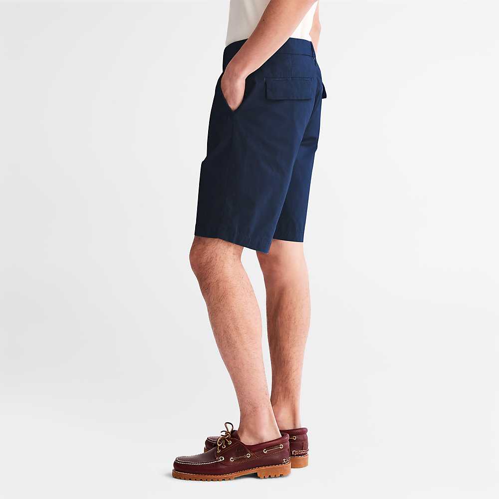 Men's Timberland Squam Lake Shorts Navy | UAE-7518204