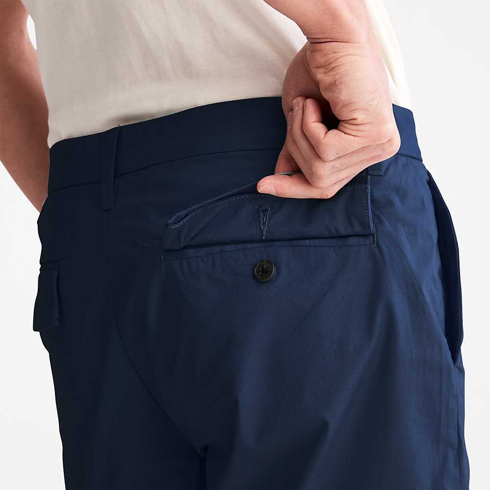 Men's Timberland Squam Lake Shorts Navy | UAE-7518204