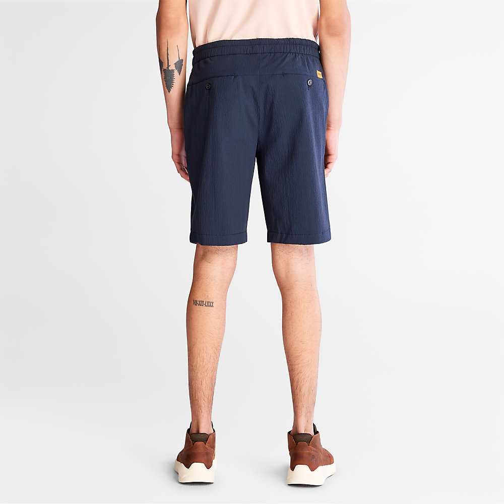 Men's Timberland Squam Lake Shorts Navy | UAE-9574802