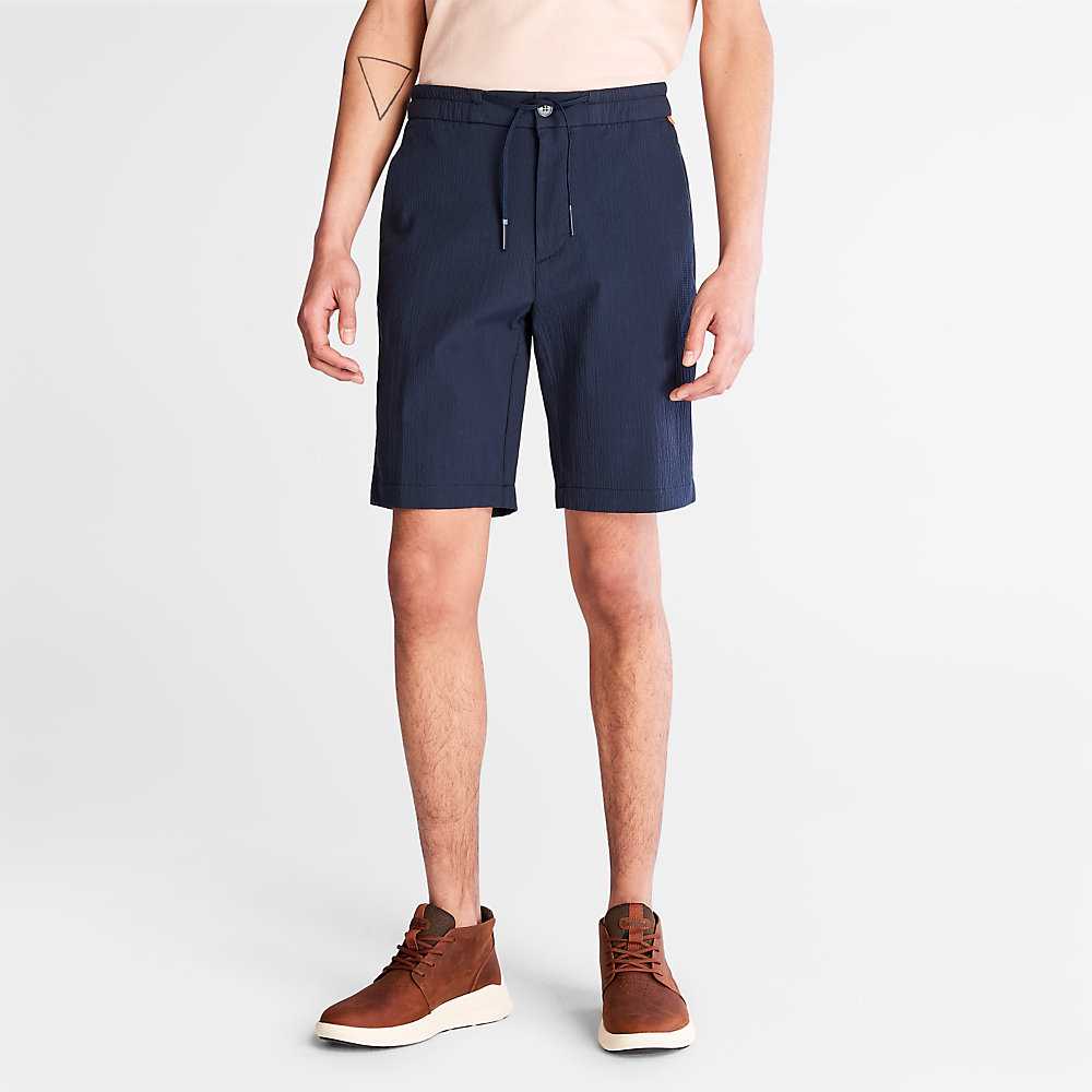 Men\'s Timberland Squam Lake Shorts Navy | UAE-9574802