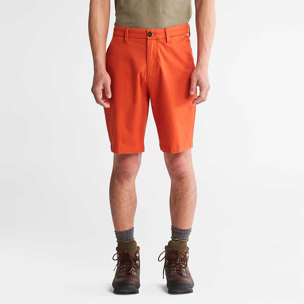 Men\'s Timberland Squam Lake Shorts Orange | UAE-1674038