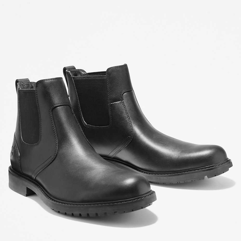 Men's Timberland Stormbucks Chelsea Boots Black | UAE-5604291