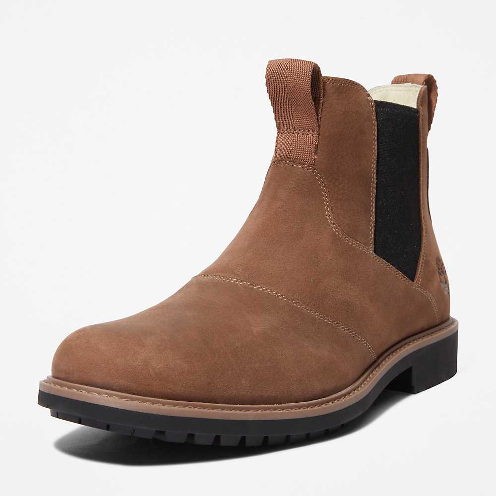 Men's Timberland Stormbucks Chelsea Boots Light Brown | UAE-6053291