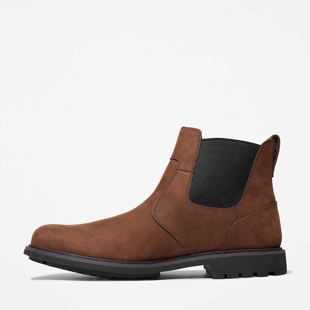 Men's Timberland Stormbucks Chelsea Boots Brown | UAE-6138452