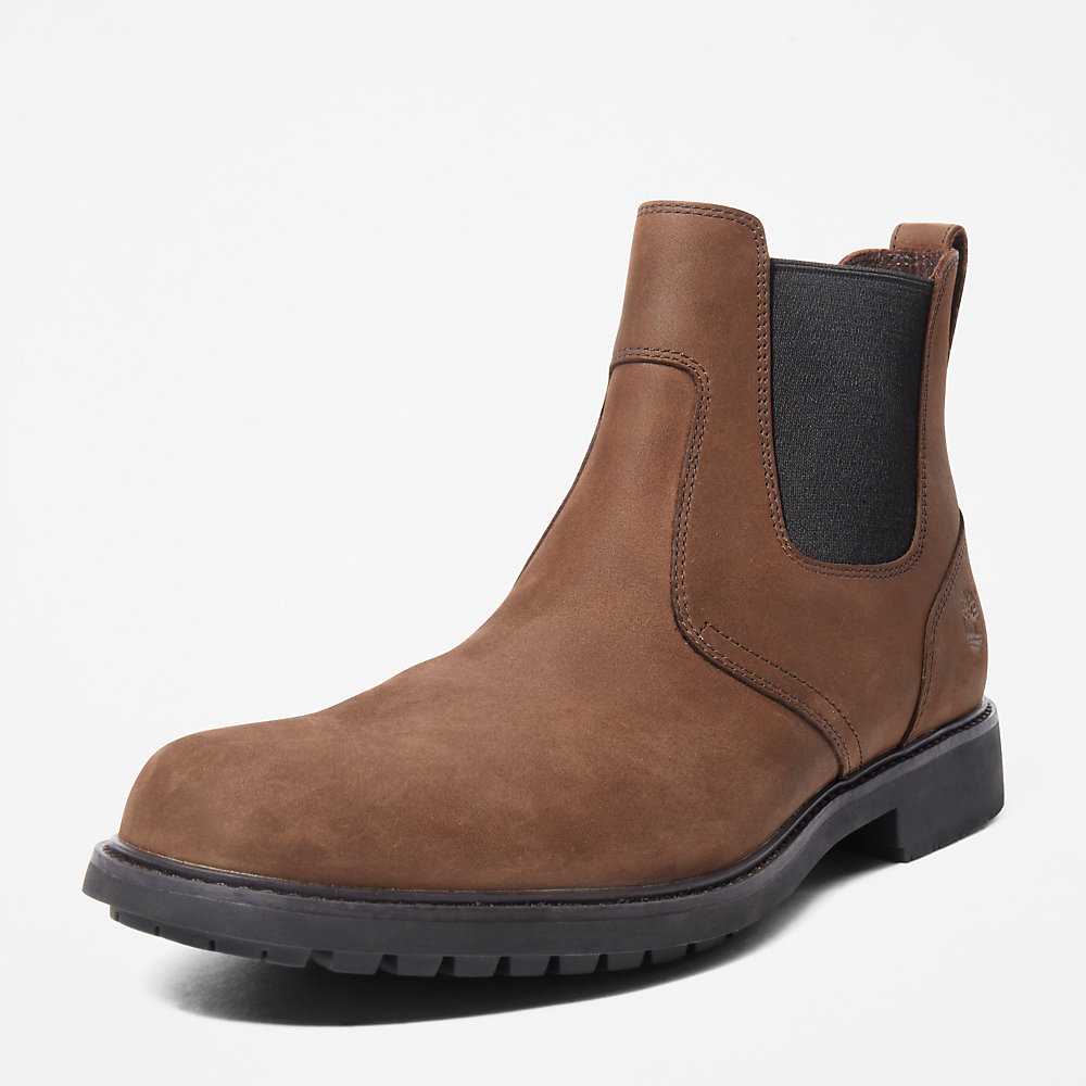 Men's Timberland Stormbucks Chelsea Boots Brown | UAE-6138452