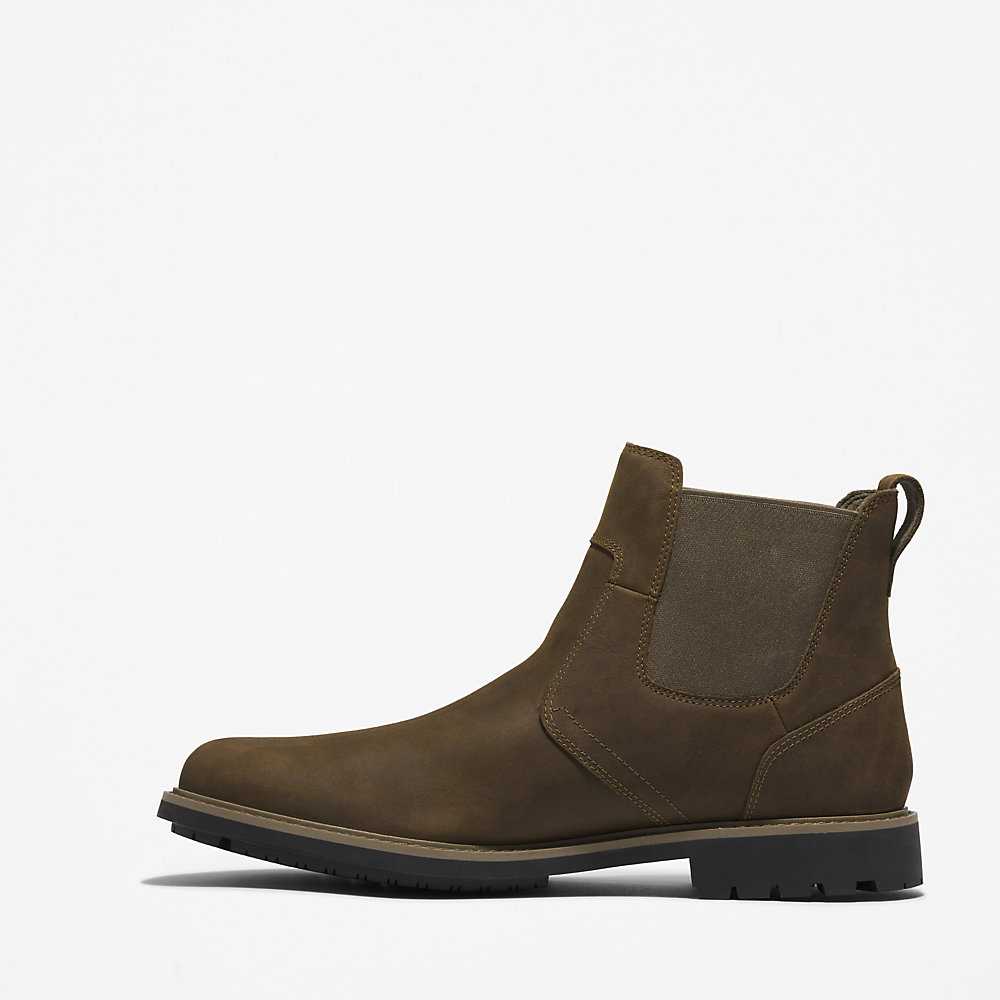 Men's Timberland Stormbucks Chelsea Boots Green | UAE-7086392