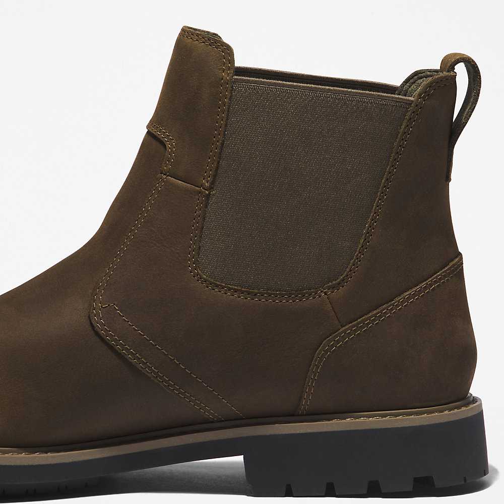 Men's Timberland Stormbucks Chelsea Boots Green | UAE-7086392