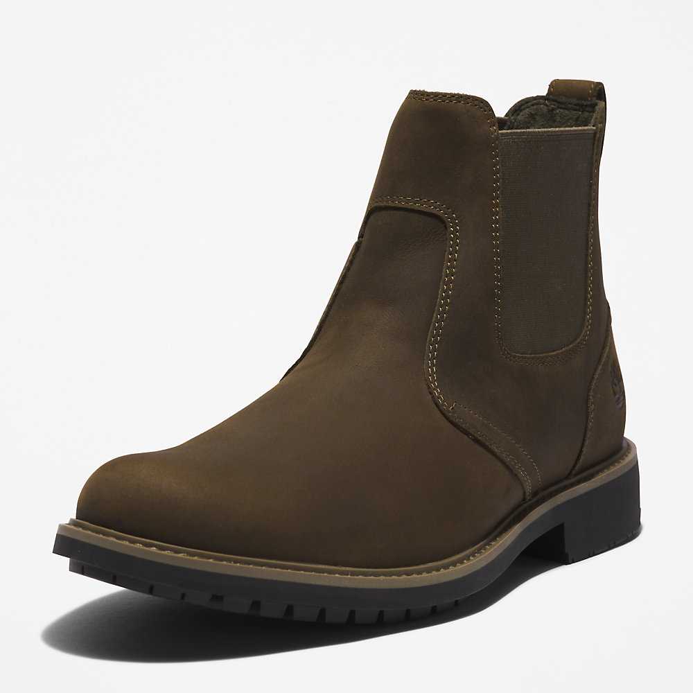 Men's Timberland Stormbucks Chelsea Boots Green | UAE-7086392