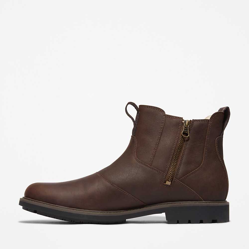 Men's Timberland Stormbucks Chelsea Boots Dark Brown | UAE-9528034