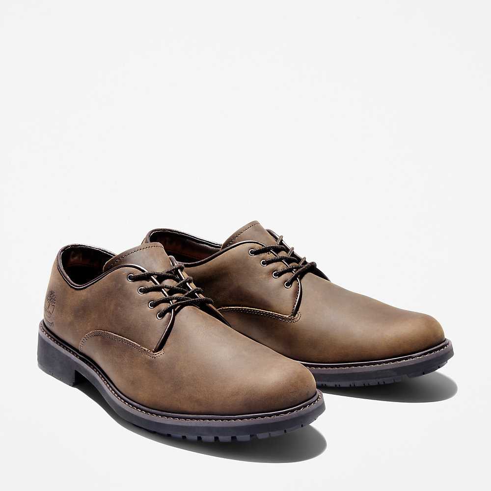 Men's Timberland Stormbucks Oxfords Shoes Dark Brown | UAE-7914305