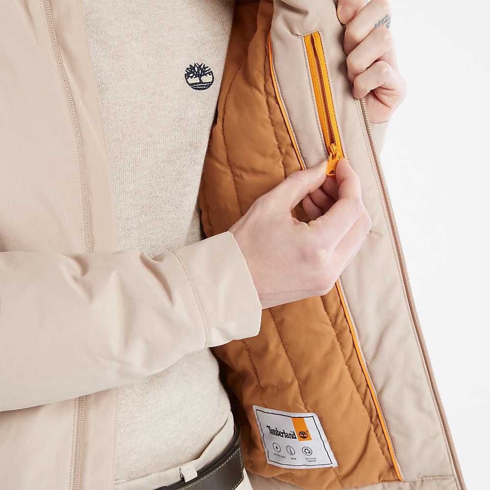 Men's Timberland Stratham Winter Jackets Beige | UAE-1526039